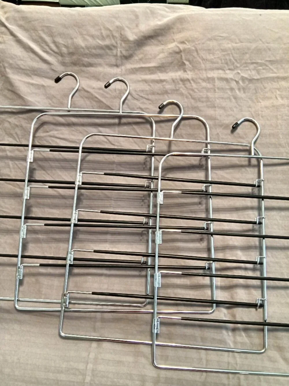 Container Store 4-Tier Swing-Arm Pant Hanger (Closet or Craft Organizer)